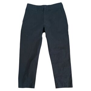 Buck Mason Pants Mens 30 Black Officers Saddle Inside Drawstring Size 31